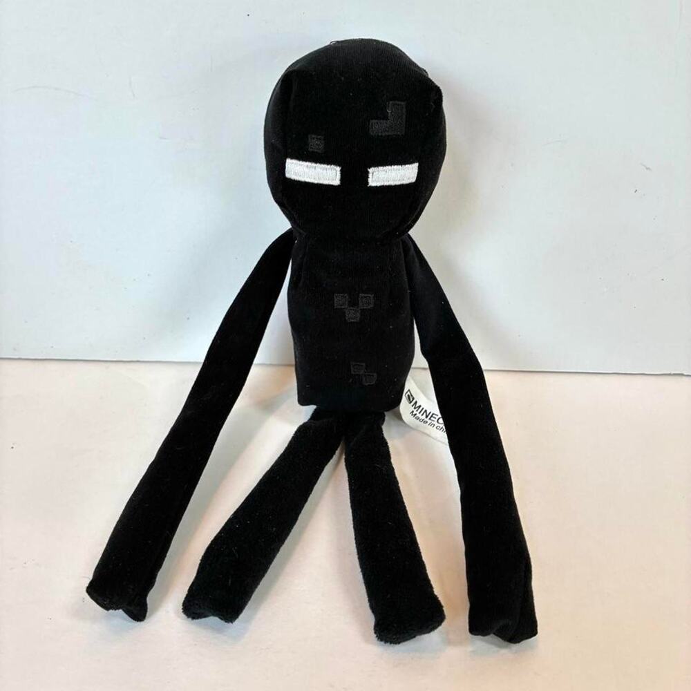 Minecraft Mojang 10" Enderman Stuffed Plush Video Game Black